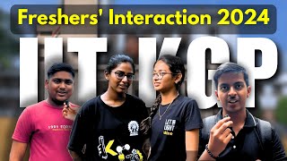 Meet the Freshers of 2024  First Impressions  IIT Kharagpur [upl. by Yelyk]