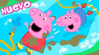 Los Cuentos de Peppa la Cerdita  Tobogán de Lodo  NUEVOS Episodios de Peppa Pig [upl. by Llerahs]