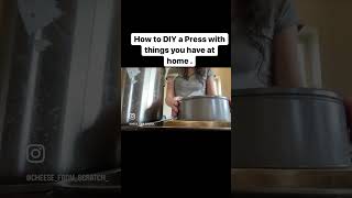 How To DIY a Cheese Press [upl. by Hoj527]