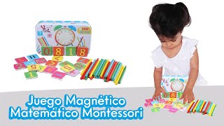 Juego Magnético Matemático Montessori  Jugando Aprendemos [upl. by Shargel]