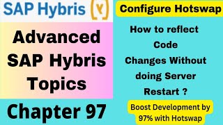 hybris code change without server restart  HotSwap Installation for SAP Commerce Cloud hybris [upl. by Cristy]