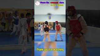 👊 Getting hit hurts too much  taekwondo shorts [upl. by Eriuqs]