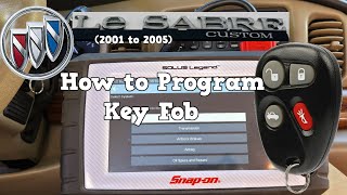 How to Program a New Key Fob Buick LeSabre [upl. by Aiepoissac]