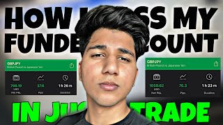 HOW I PASS MY FUNDINGPIPS FUNDED ACCOUNT IN JUST 1 TRADE  KUSH GUPTA [upl. by Quintina]