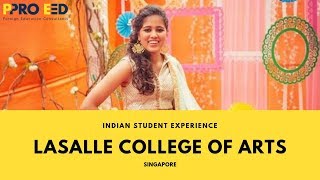 Indian student experience in Singapore  Lasalle College of Arts [upl. by Cram]