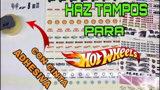 Haz tus propios Tampos sin programas  Waterslide Decal Casero [upl. by Dwane509]