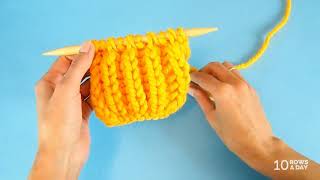 The Easiest Way to Knit Brioche Stitch [upl. by Ericka203]