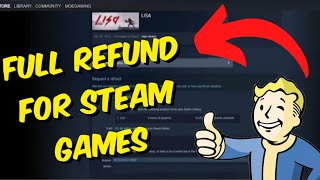 How To Get A Full Refund On Steam Games In 2023 [upl. by Gwyn]