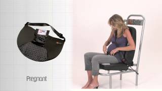 How to install a BeSafe iZi Pregnant pregnancy belt [upl. by Senzer]