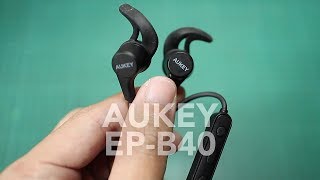 Aukey Latitude Wireless Earbuds EPB40 [upl. by Argyres]