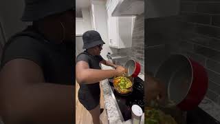 Cooking creamy vegan pasta for my family  Shonda and Masart Films [upl. by Cired]