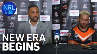 Historic day for proud Benji Marshall and his Tigers NRL Presser  NRL on Nine [upl. by Honeyman590]