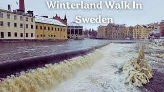 Sweden 4K  Winterland Walk 2024 [upl. by Krauss]