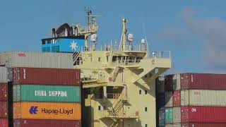 Containership MAERSK SEMBAWANG on approach to Port of Felixstowe 🇬🇧 11924 [upl. by Sualokin]