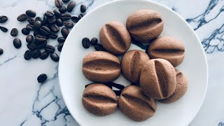 Coffee Bean Cookies  Episode 475  Baking with Eda [upl. by Adai]