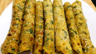 यात्रा के लिए मेथी थेपला रेसिपी  Methi Thepla Recipe For Travel  Methi Thepla Recipe [upl. by Lewls417]