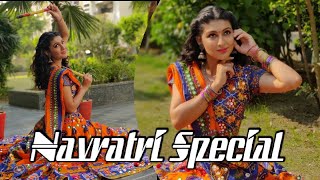 Navratri special  Garba dance  navratri mashup  Sanya Ohri  Dance cover  bollywood [upl. by Cyprian801]