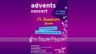 Adventsconcert door leerlingen van De Driestar vanuit de St Jan in Gouda [upl. by Slen]