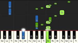 Feather by Nujabes  ピアノ（Synthesia） [upl. by Dolan]