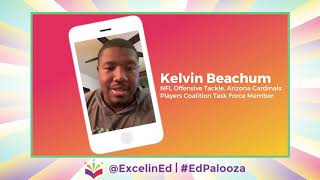 EdPalooza NFL Player Kelvin Beachum Message to Attendees [upl. by Adrial]