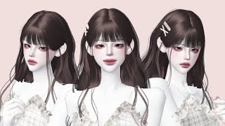 Zepeto Face Tutorial  Cute Girl  Oplas Zepeto [upl. by Nigem]