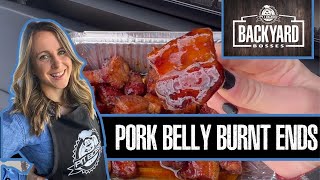 Easy amp Delicious Pork Belly Burnt Ends  Pit Boss Grills [upl. by Esinert]