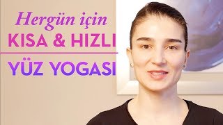 Yüz Yogası 5 Dakikada Hızlı Lifting [upl. by Ellerihs]