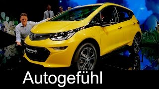 Opel AmperaE Premiere ExteriorInterior Preview Chevrolet Bolt EV  Autogefühl [upl. by Adnyc949]