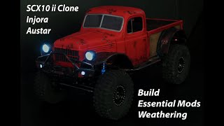 SCX10 ii Clone Build and Essential Mods Injora Austar [upl. by Doyle]