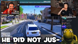 Ray Reacts to Funny GTA RP Clips [upl. by Henn646]