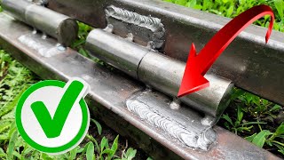 Master Metal Gate Hinge Welding with This Simple Method [upl. by Sapienza83]