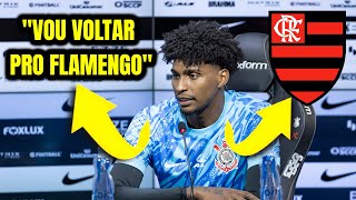 URGENTE HUGO SOUZA CONFIRMA QUE VAI VOLTAR PRO FLAMENGO [upl. by Aihsiyt]