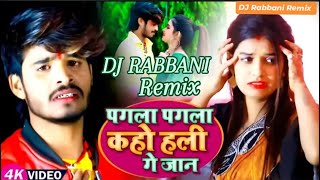 पगला पगला कहो हली गे जान  Ashish yadav ke gana  DJ Rabbani Remix 👑 remix djsong [upl. by Minette]