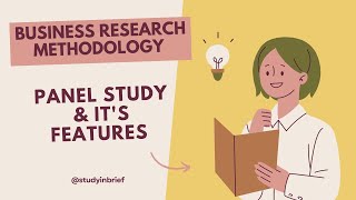 Panel Study Research Method Business Research Methodology shortnotes bba bcom [upl. by Nnairac376]