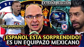 ¡CRUZ AZUL ES ESPECTACULAR EN ESPAÑA YA REACCIONAN l RUBEN RODRIGUEZ VE FAVORITO A CRUZ AZUL [upl. by Ecnerwaled]