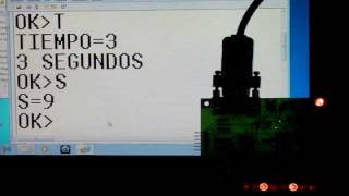 CONTROL REMOTO POR CABLE SERIAL HYPERTERMINAL SISTEMA EB88 PIC MICRO PUNTO FLOTANTE SA [upl. by Adallard965]