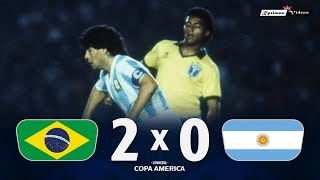 Brasil 2 x 0 Argentina Romário x Maradona ● 1989 Copa América Extended Goals amp Highlights HD [upl. by Patrizio]