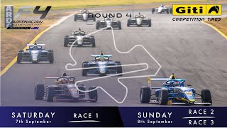 2024 Formula 4 Australian Championship Round 4 Race 3 [upl. by Uzzial806]