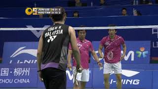 BWF World Superseries 2011 MD Final Koo Kien KeatTan Boon Heong vs Lee Yong DaeJung Jae Sung [upl. by Euqimod]