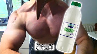 Moje Ćwiczenia na Biceps i Triceps z hantlami Brzuszki Pompki Podciąganie Kefir Białko [upl. by Nevins]