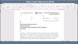 Como poner Versalitas en Word ¡Solucionado [upl. by Ylatfen154]