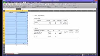 Pretest and Posttest Analysis Using Excel [upl. by Lupee]