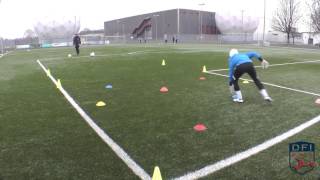 Torwarttraining am Deutschen Fußball Internat [upl. by Netnerb]