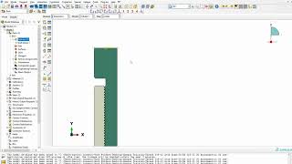 Stub Acme Threaded Connection Axisymmetric Tension Test with ABAQUSPart10 Interactions amp Loads [upl. by Oiralednac121]