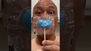 👂ASMR JELLY BELLY LOLLIPOP CANDY BERRY BLUE FLAVOR AND EATING SOUNDS👂asmr shorts [upl. by Beverie942]