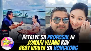 Detalye sa proposal ni Jomari Yllana kay Abby Viduya sa Hongkong [upl. by Pollak]