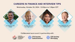 Careers in Finance amp Interview Tips 2024 [upl. by Emelyne689]