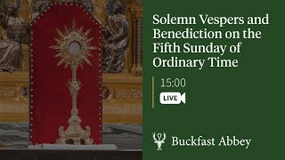 Solemn Vespers and Benediction on the Fifth Sunday of Ordinary Time – 4th February 2024 [upl. by Eglanteen]