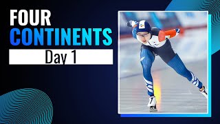 Day 1 Four Continents Championships  Hachinohe 2025  SpeedSkating [upl. by Landrum]