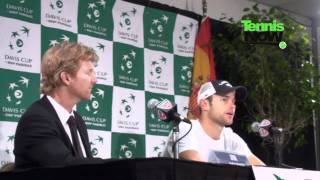 Andy Roddick and Jim Courier Interview at Davis Cup Quarterfinal [upl. by Wilson142]